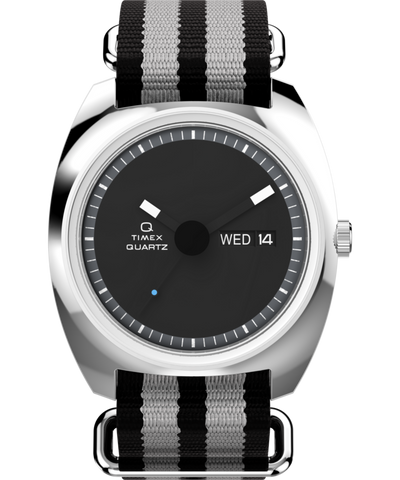 TW2Y34600 Q Timex® 1975 Enigma 37mm Fabric Strap Watch Primary Image