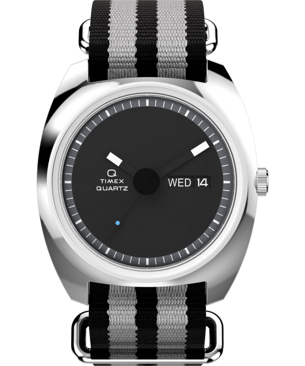 TW2Y34600 Q Timex® 1975 Enigma 37mm Fabric Strap Watch Primary Image