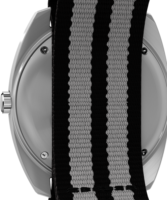 TW2Y34600 Q Timex® 1975 Enigma 37mm Fabric Strap Watch Caseback Image