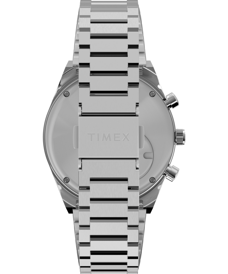 TW2Y34800 Q Timex® Falcon Eye Chronograph 40mm Stainless Steel Bracelet Watch Strap Image