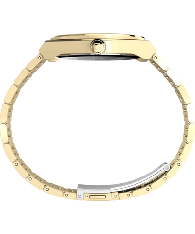 TW2Y35100 Q Timex® Continental Day and Date 39mm Stainless Steel Bracelet Watch Profile Image