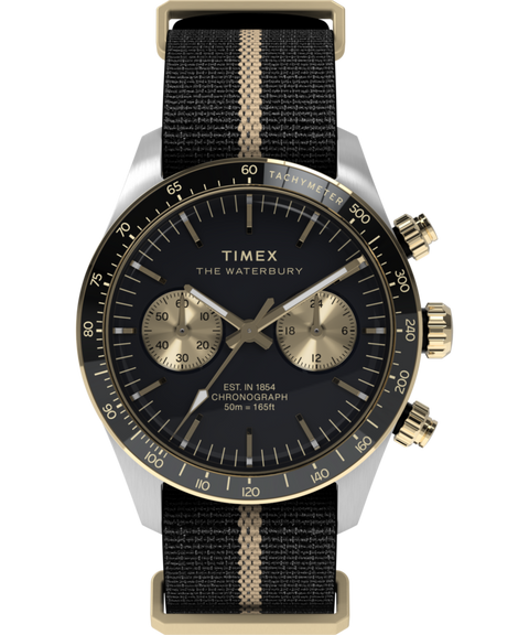 Waterbury Heritage Chronograph 39mm Fabric Strap Watch - TW2Y35400