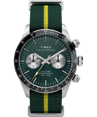 TW2Y35600 Waterbury Heritage Chronograph 39mm Fabric Strap Watch Primary Image