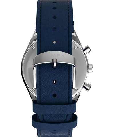 TW2Y36100 Q Timex® Chronograph 40mm Leather Strap Watch Strap Image