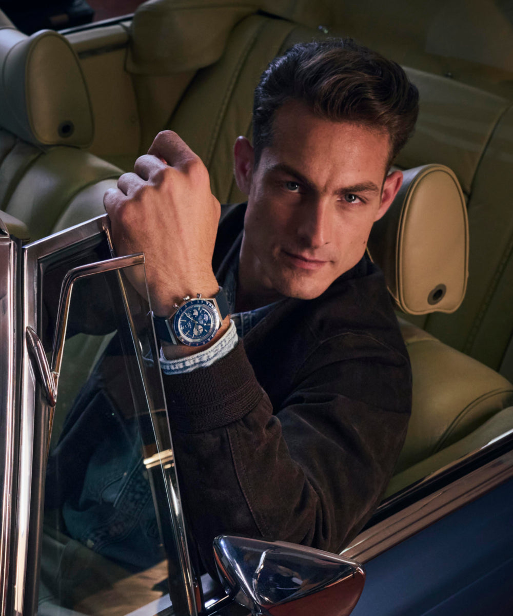 Q Timex® Chronograph 40mm Leather Strap Watch - TW2Y36100 | Timex CA