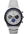 TW2Y36200 Q Timex® Chronograph 40mm Stainless Steel Bracelet Watch Primary Image