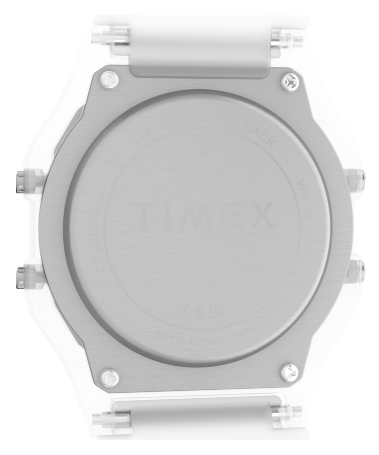 TW2Y36400 Timex T80 34mm Resin Strap Watch Caseback Image