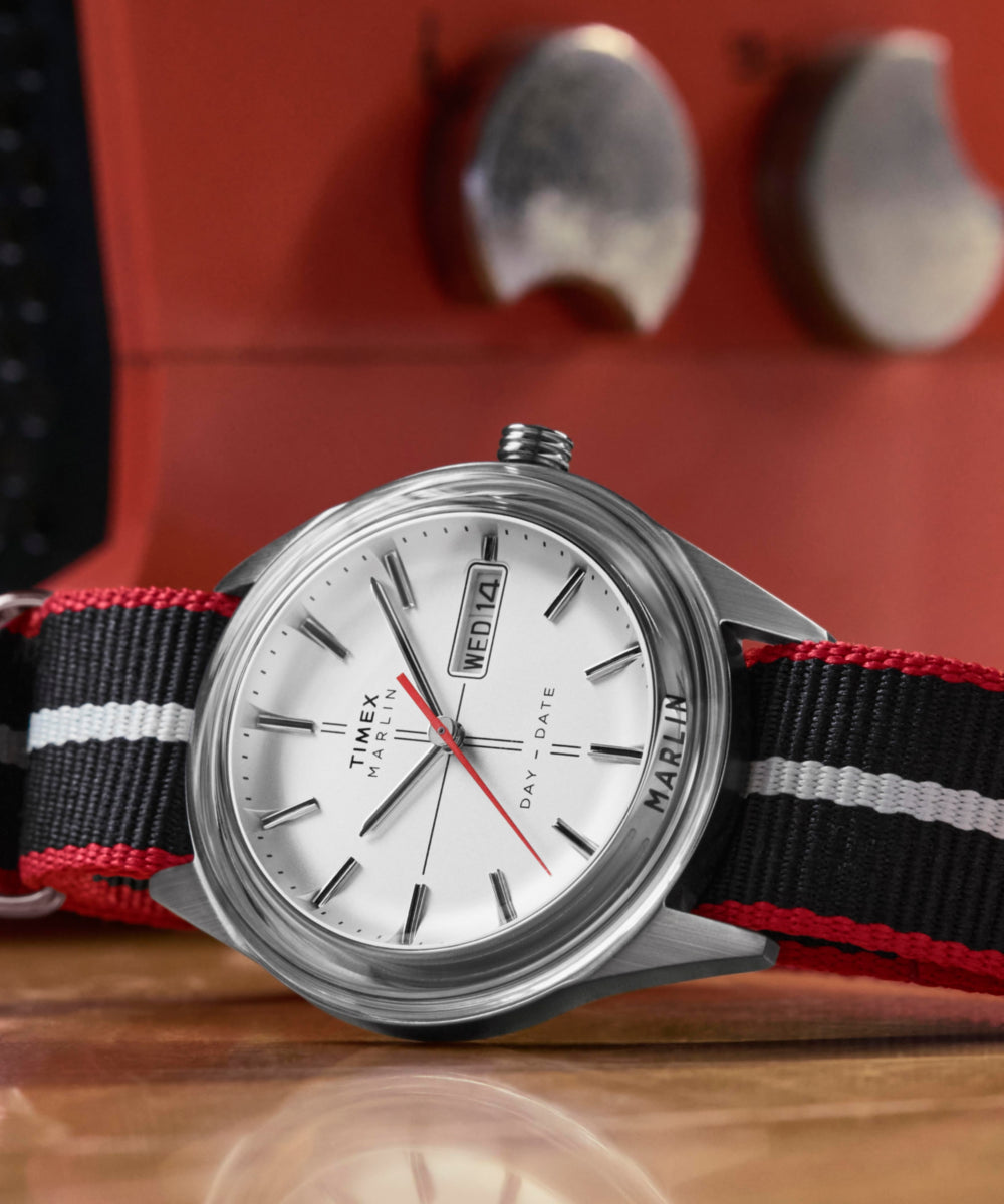 Marlin® Jet Quartz 38mm Fabric Strap Watch - TW2Y37300 | Timex CA