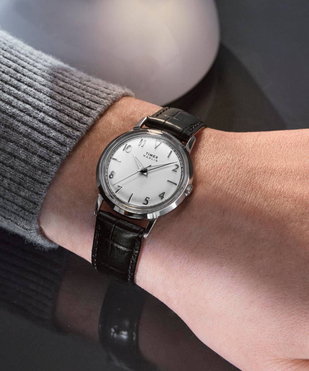 TIMEX MARLIN 手巻き腕時計 Marlin® Quartz 34mm Leather Strap Watch - TW2Y37600 | Timex CA