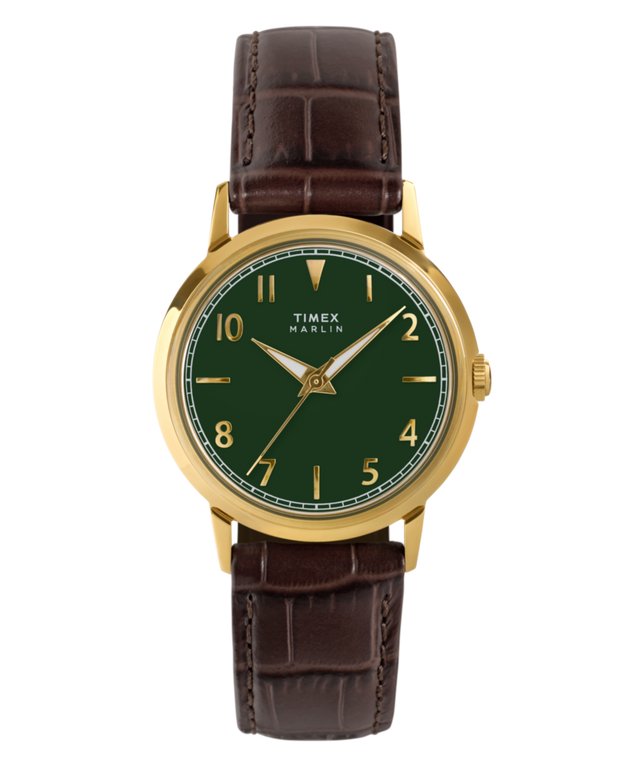 TW2Y37800 Marlin® Quartz 34mm Leather Strap Watch Primary Image