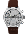 TW2Y38700 Timex x Pan Am® Waterbury Ace Chronograph 41mm Leather Strap Watch Primary Image