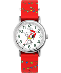 TW2Y39500 Peanuts® x Timex Weekender Snoopy Santa Hat 31mm Fabric Strap Watch Primary Image