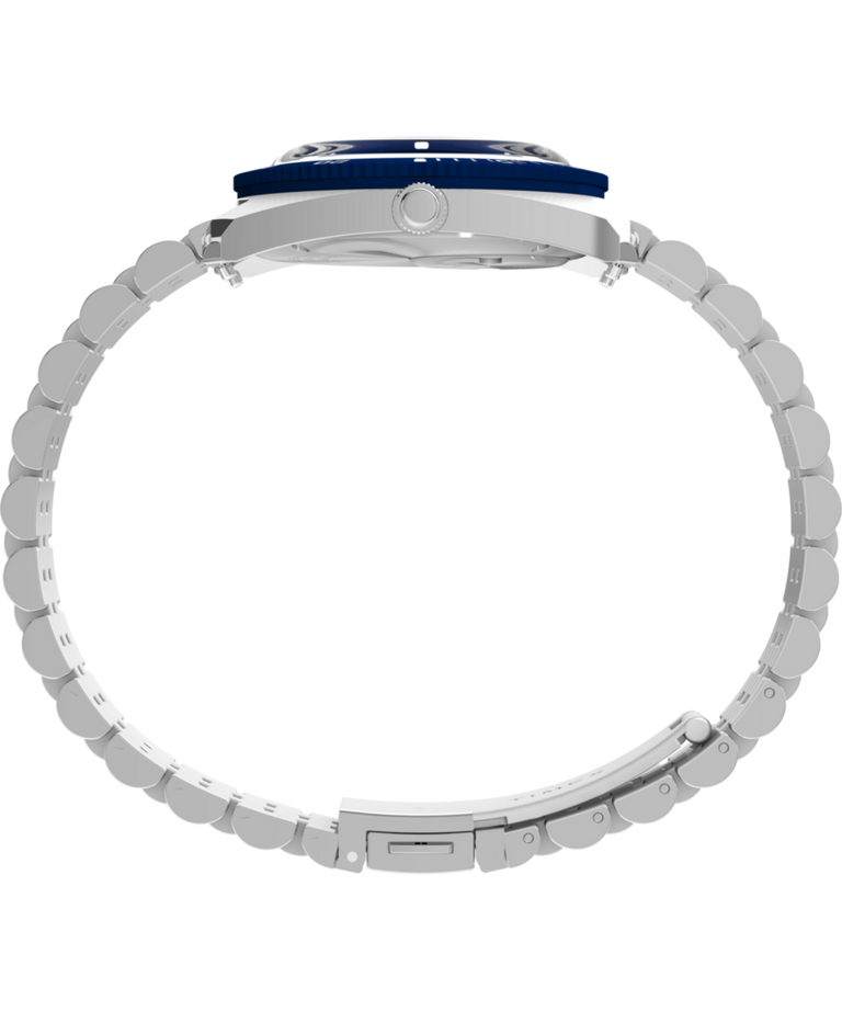TW2Y44400 Q Timex® 1971 Velocity 36mm Stainless Steel Bracelet Watch Profile Image