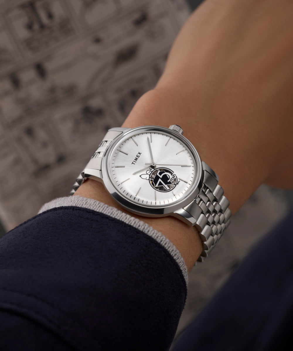 Peanuts® x Timex Marlin® Automatic 75th Anniversary 40mm Stainless