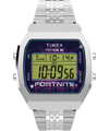 TW2Y46100 Timex x Fortnite T80 36mm Stainless Steel Bracelet Watch Primary Image