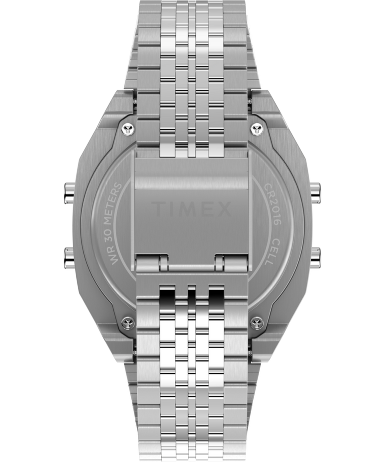 TW2Y46100 Timex x Fortnite T80 36mm Stainless Steel Bracelet Watch Strap Image