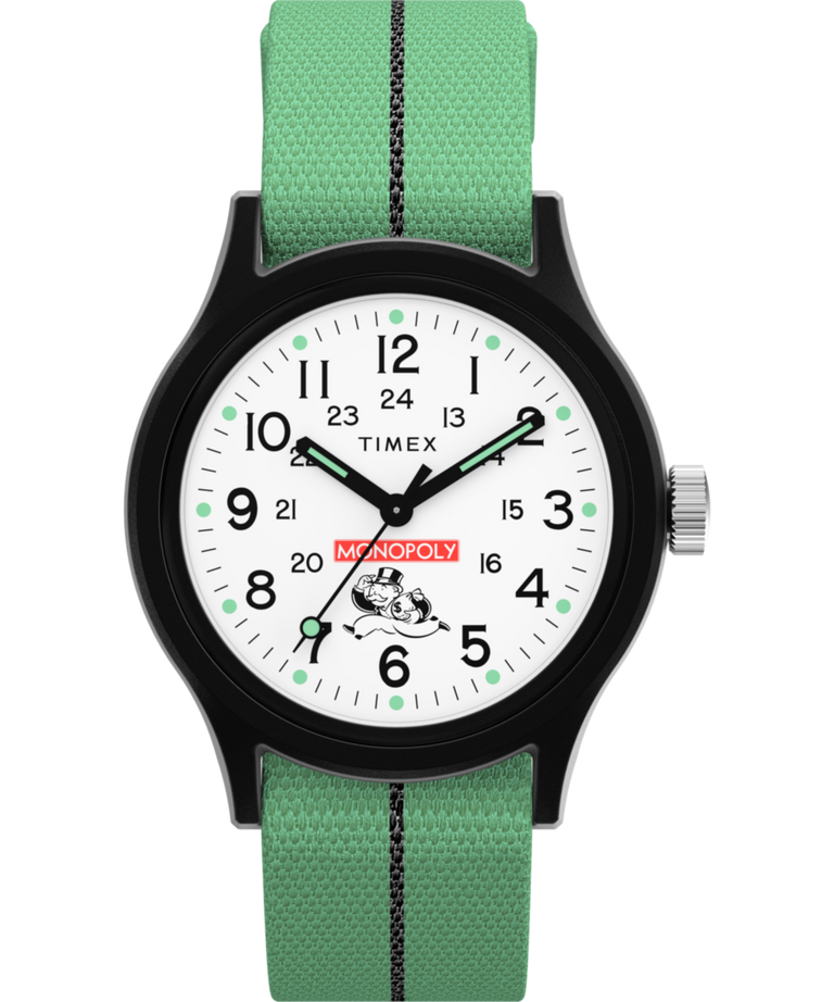 TW2Y47100 Monopoly x Timex MK1 36mm Fabric Strap Watch Primary Image