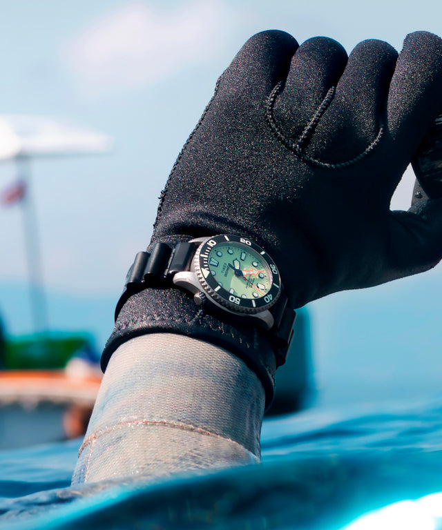 TW2Y48300 Deepwater Meridian 300 Titanium HEV Automatic 44mm HNBR Synthetic Rubber Strap Watch Alt Lifestyle Image 5