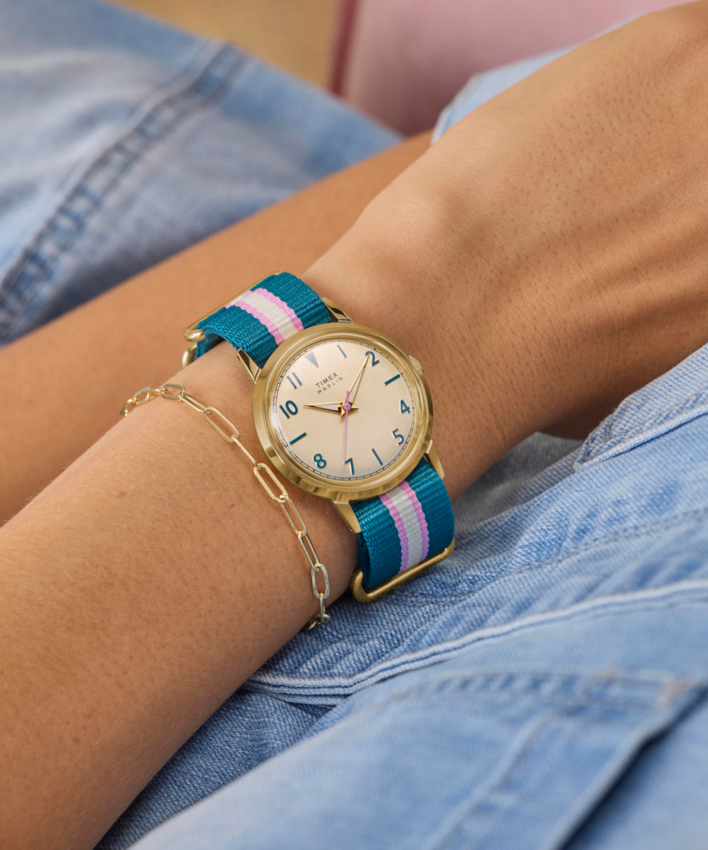 Marlin® 34mm Fabric Strap Watch - TW2Y49900 | Timex CA