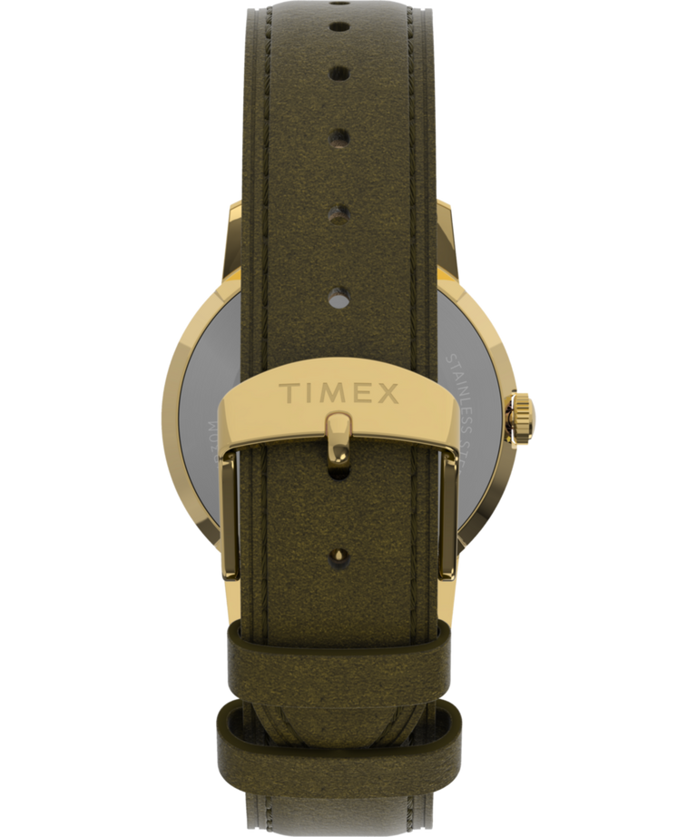 TW2Y51700 Timex x Todd Snyder 34mm Leather Strap Watch Strap Image