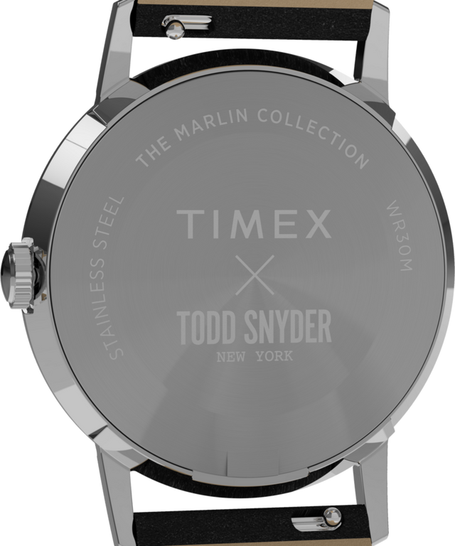 TW2Y51800 Timex x Todd Snyder 34mm Leather Strap Watch Caseback Image