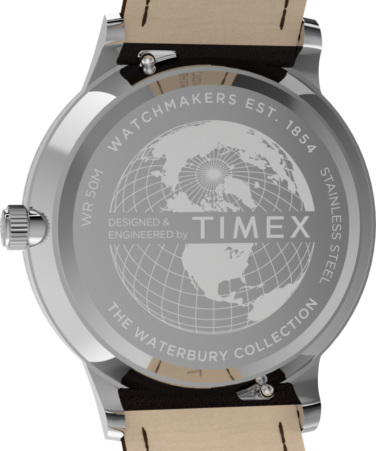 TW2Y51900 Waterbury Classic 40mm Leather Strap Watch Caseback Image