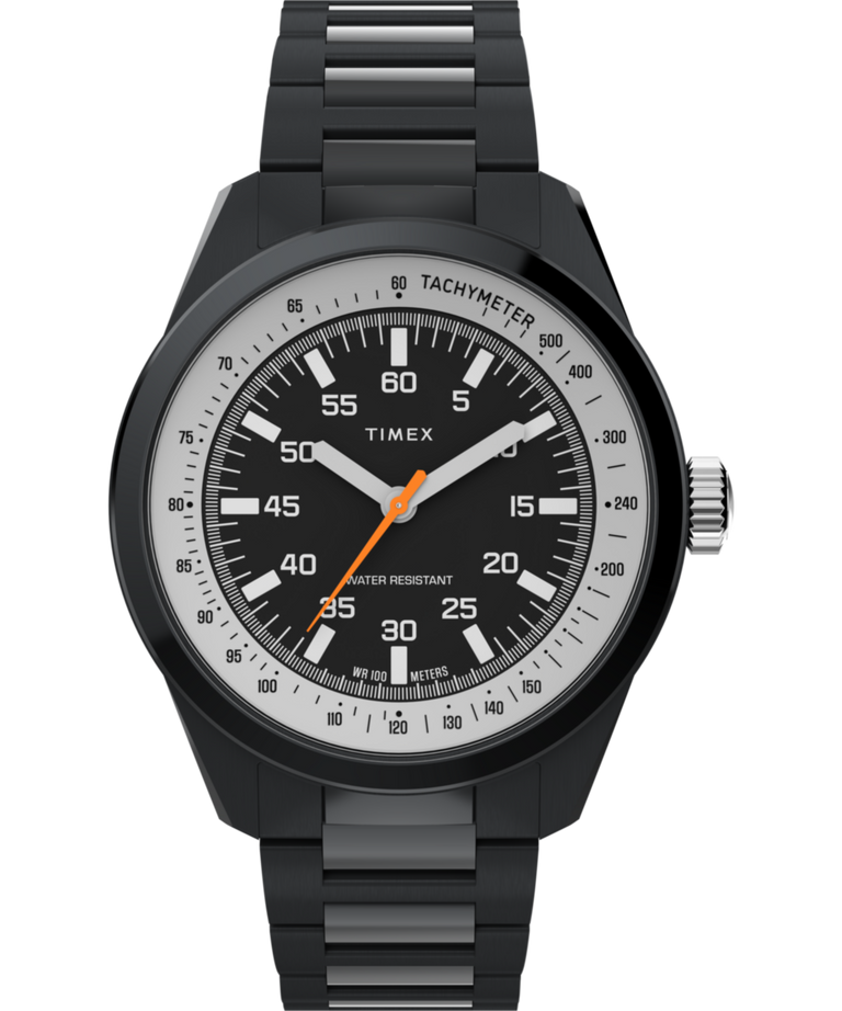 Huckberry x Timex 1979 Black Max 41mm Stainless Steel Bracelet Huckberry x Timex 1979 Black Max 41mm Stainless Steel Bracelet