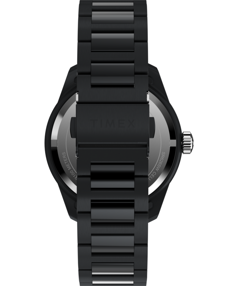 TW2Y53200 Huckberry x Timex 1979 Black Max 41mm Stainless Steel Bracelet Watch Strap Image