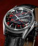 TW2Y55700 Q Timex Red Vega 1978 Reissue 38mm Leather Strap Watch Campaign Key Silhouettes (Beauty shots) Image