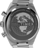TW2Y55800 Q Timex Continental Chronograph 40mm Stainless Steel Bracelet Watch Caseback Image
