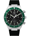 TW2Y56100 Q Timex Continental Chronograph 40mm Synthetic Rubber Strap Watch  Primary Image