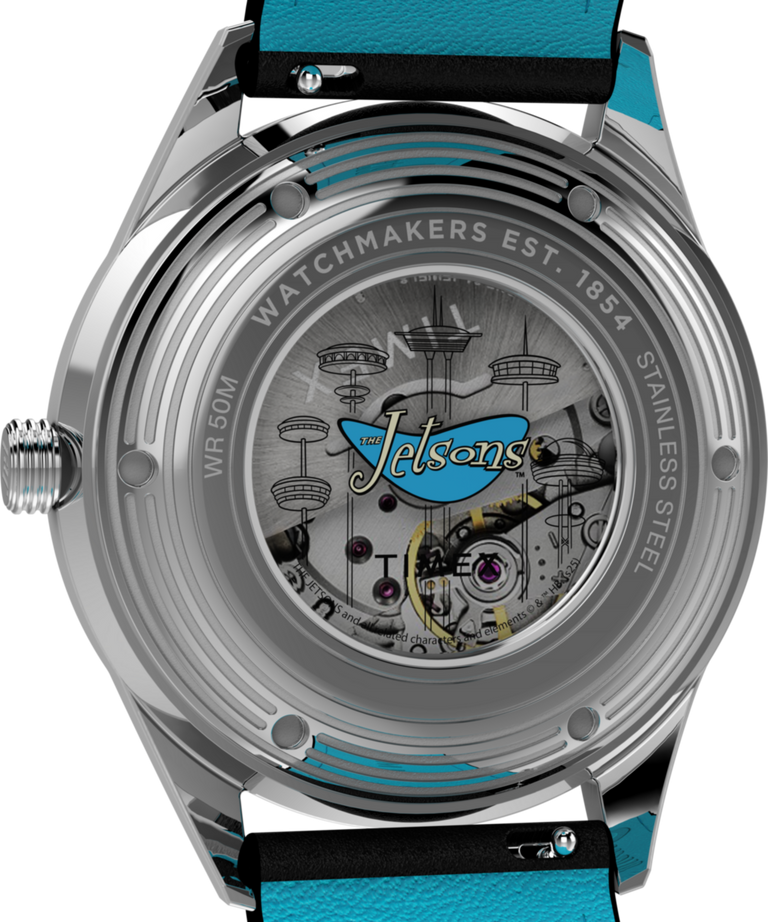 TW2Y56300 The Jetsons x Timex Marlin® Jet Automatic 38mm Strap Watch Caseback Image