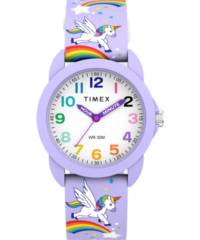TW2Y59600 Timex Kids Time Teacher 30mm Silicone Strap Watch Primary Image