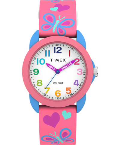 TW2Y59700 Timex Kids Time Teacher 30mm Silicone Strap Watch Primary Image
