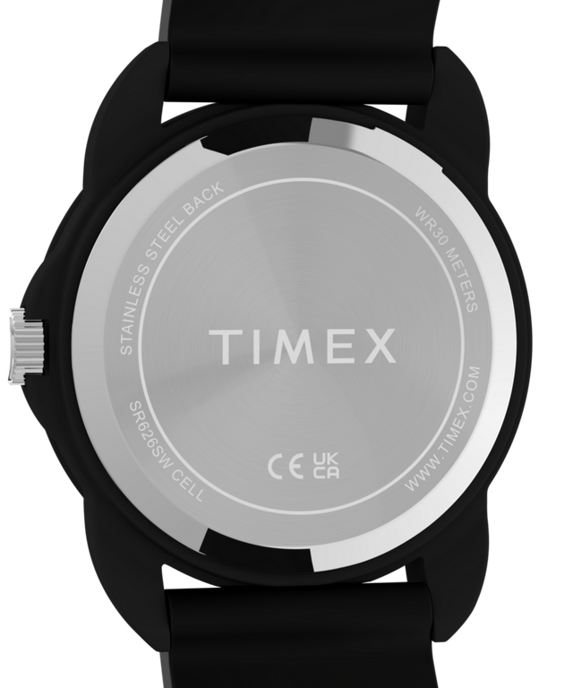 TW2Y59800 Timex Kids Time Teacher 30mm Silicone Strap Watch Caseback Image