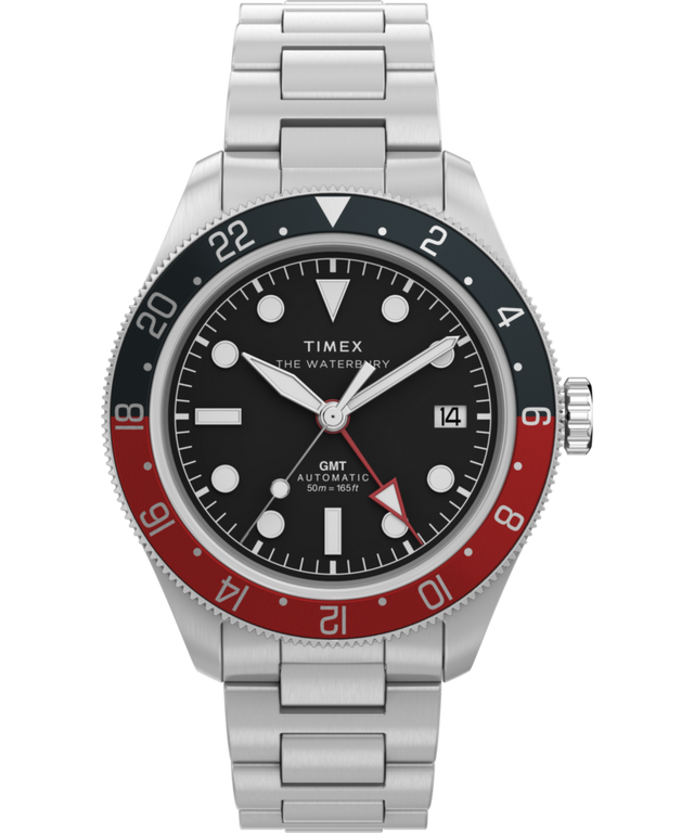 TW2Y60600 Waterbury Heritage Automatic GMT 41.5mm Stainless Steel Bracelet Watch Primary Image