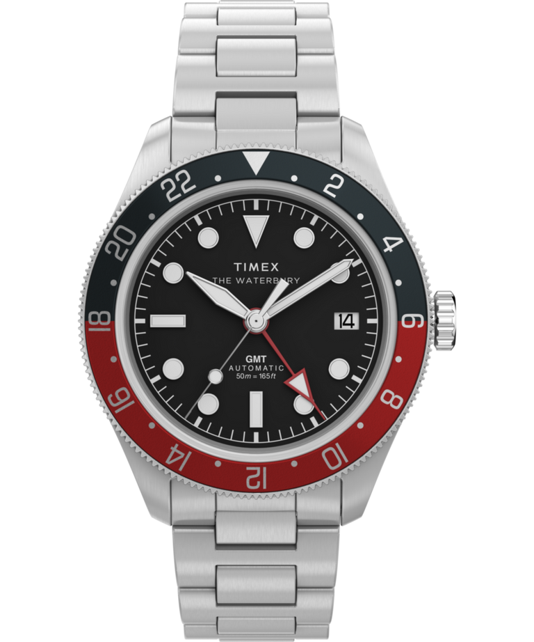 TW2Y60600 Waterbury Heritage Automatic GMT 41.5mm Stainless Steel Bracelet Watch Primary Image