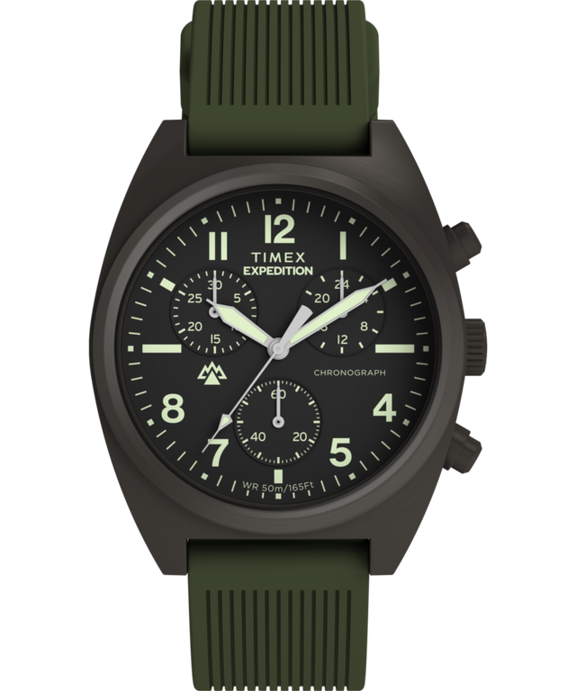 TW2Y61100 Expedition® Capstone Chronograph 41mm Silicone Strap Watch Primary Image