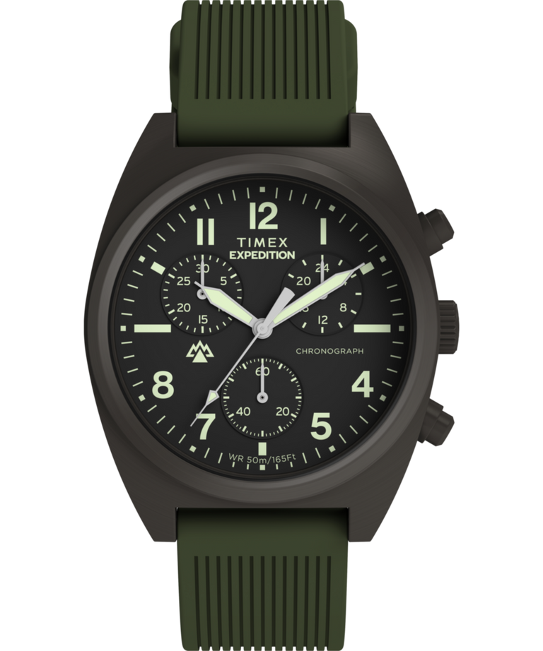 TW2Y61100 Expedition® Capstone Chronograph 41mm Silicone Strap Watch Primary Image