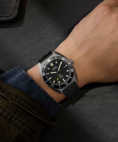 TW2Y63600 Expedition® Pioneer Titanium Automatic 41mm HNBR Synthetic Rubber Strap Watch Primary Wrist Image