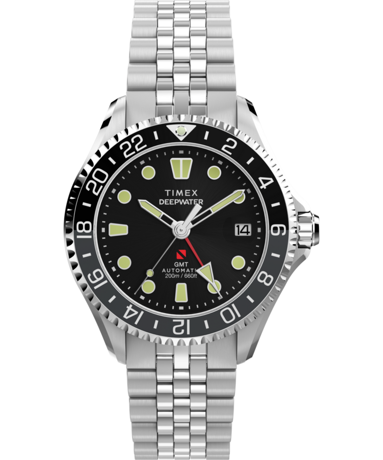TW2Y63900 Deepwater Meridian 200 Automatic GMT 42mm Stainless Steel Bracelet Watch Primary Image