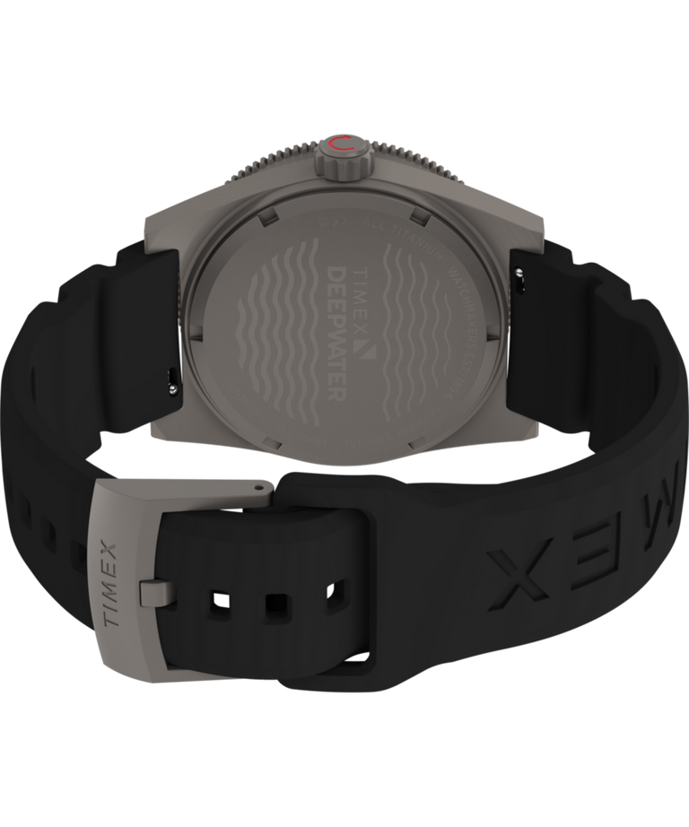 TW2Y64300 Deepwater Reef 200 41mm Synthetic Rubber Strap Watch Caseback with Attachment Image