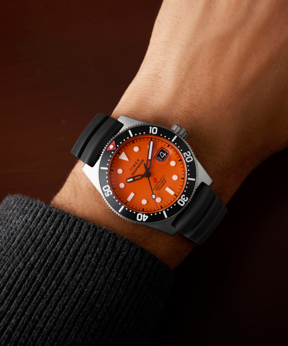 Deepwater Reef 200 Titanium Automatic 41mm Synthetic Rubber Strap