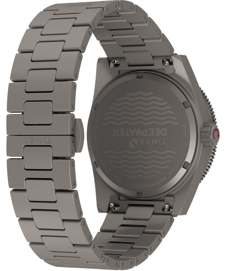 TW2Y64400 Deepwater Reef 200 41mm Titanium Automatic Bracelet Watch Caseback with Attachment Image