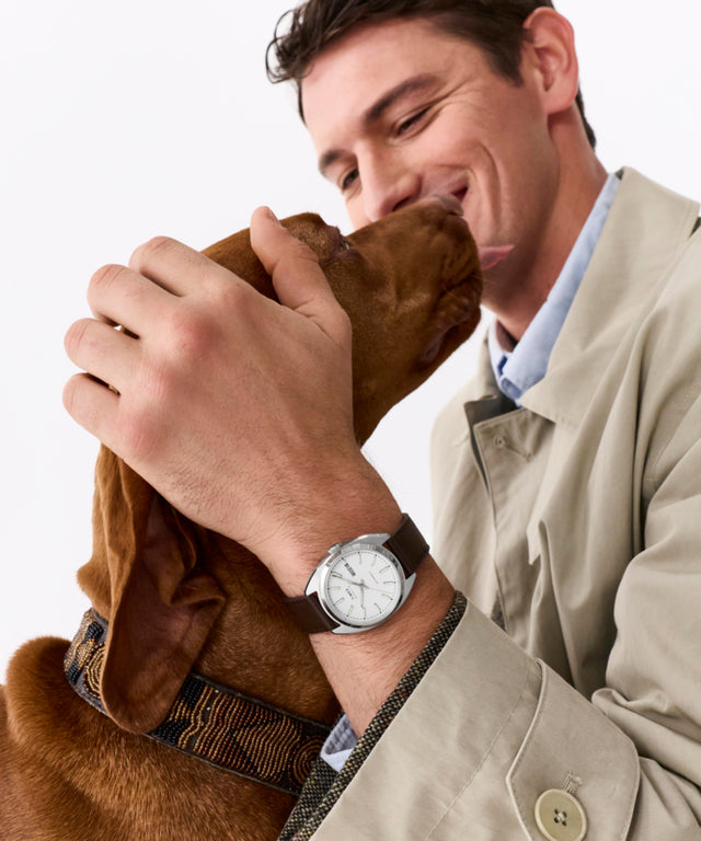 TW2Y65200 Marlin® Draper Automatic 37mm Leather Strap Watch Alt Lifestyle Image 6