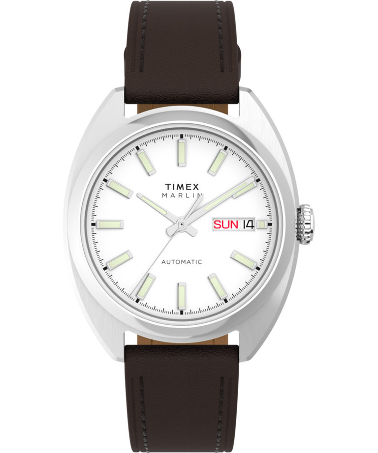 TW2Y65200 Marlin® Draper Automatic 37mm Leather Strap Watch Primary Image