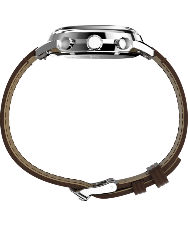 Marlin® Chronograph Tachymeter 40mm Leather Strap Watch