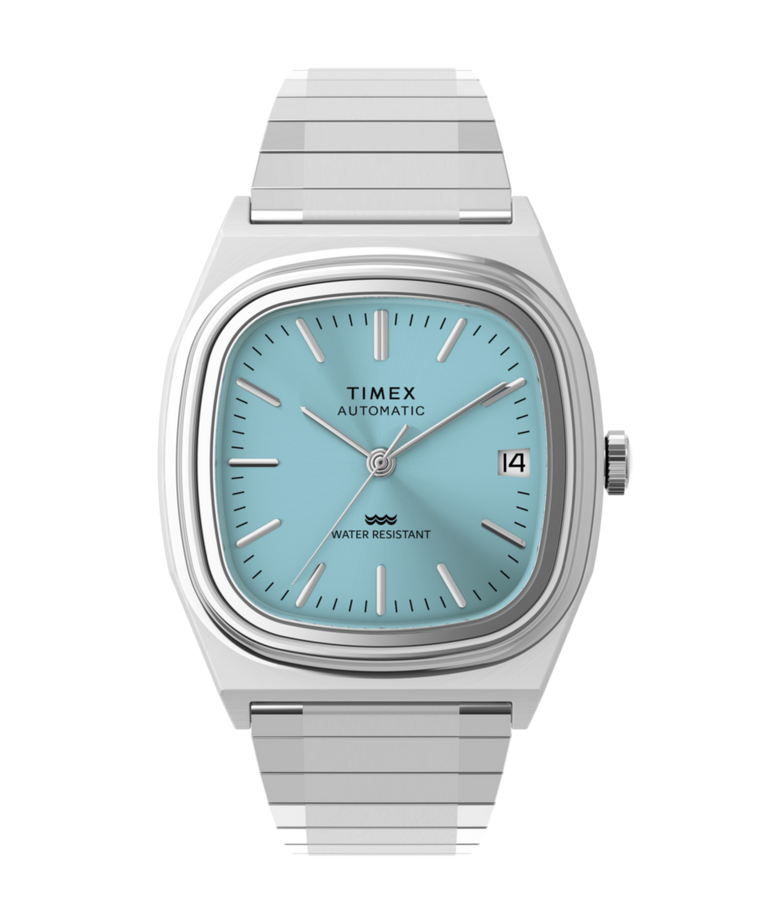 TW2Y66700 Timex® Automatic 1983 E Line 34mm Stainless Steel Expansion Band Watch Primary Image