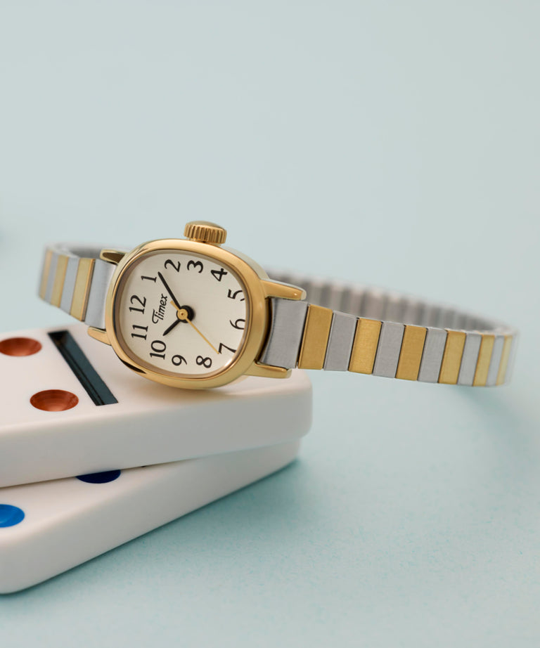 TW2Y66900 Cavatina® Mini 17mm Stainless Steel Expansion Band Watch Campaign Key Silhouettes (Beauty shots) Image