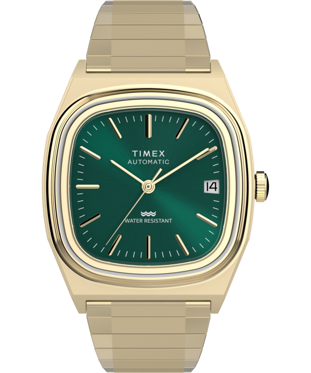 TW2Y67700 Timex® Automatic 1983 E Line 34mm Stainless Steel Expansion Band Watch Primary Image